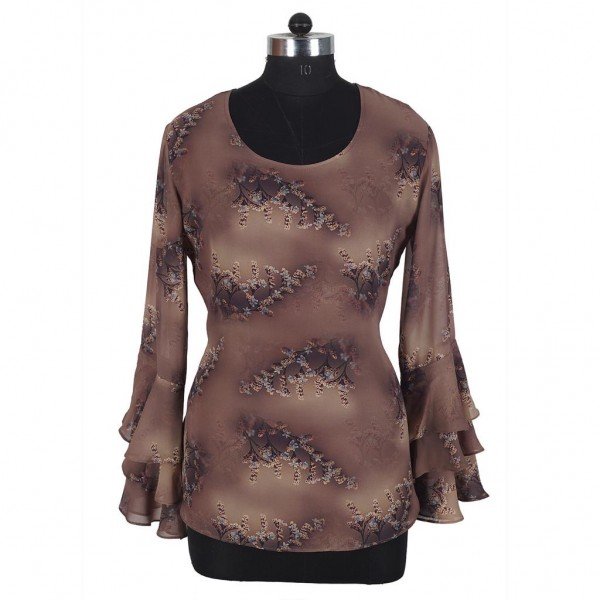 Floral Print Long Sleeve Blouse II