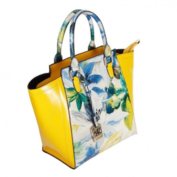 Downtown Astor Floral Leather Bag II