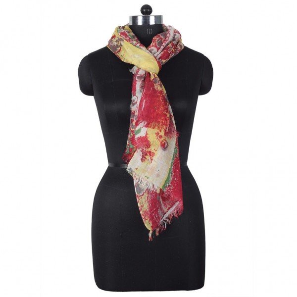 Abstract Print Scarf
