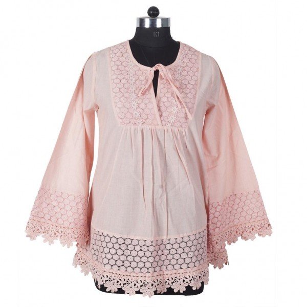 Cotton Flared Sleeve Blouse II