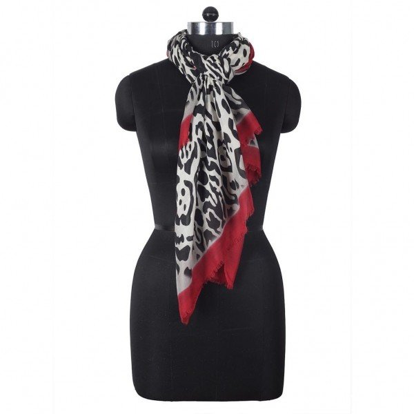 Mixed Printed Cotton Scarf
