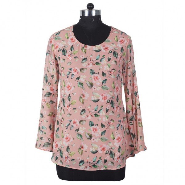 Floral Print Georgette Blouse