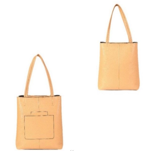 Multi pocket Zipper closure  Tote in Goat leather