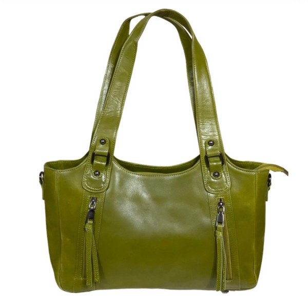 Cow crackle Leather Hand Bag