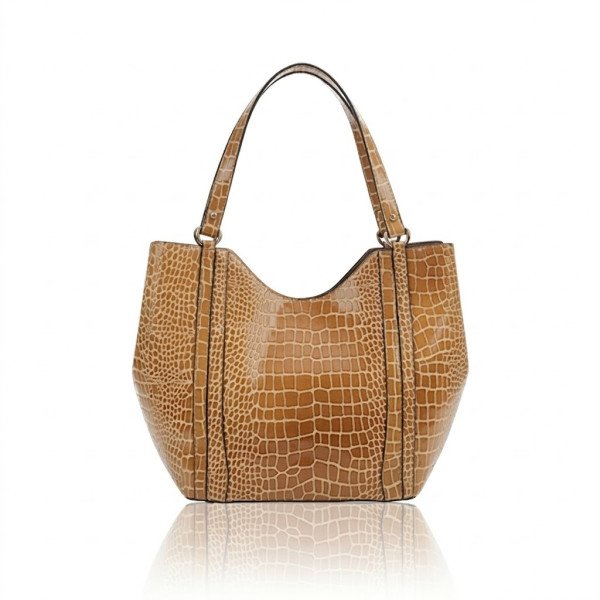 Honey Croc Tote