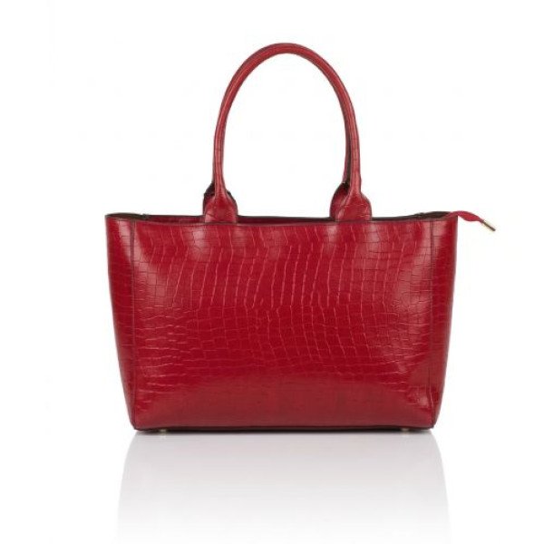 Red Croc Hand Bag