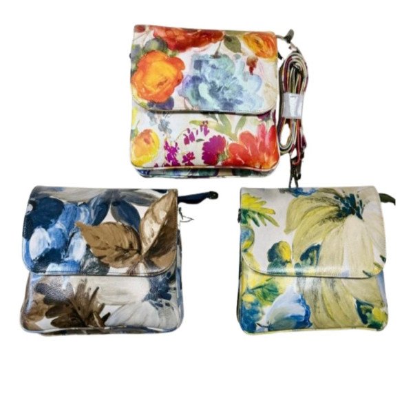 Cross over bag in Floral prints
