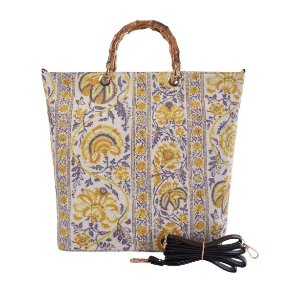 Embroidery printed fabrics bag