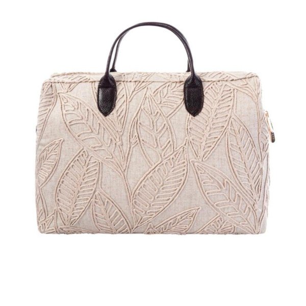 Embroidery Linen fabrics bag