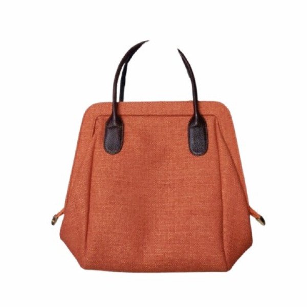 Orange colour Tapestry Handbag