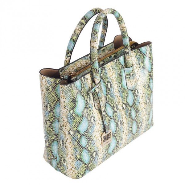 Ava Animal Print Leather Bag